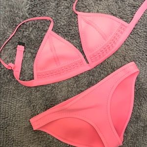 Triangl Hot Pink Swimsuit